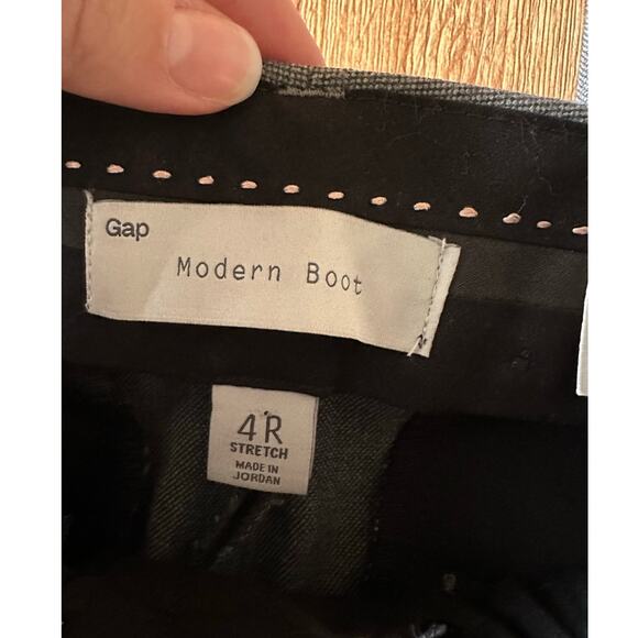 Gap Modern Boot Grey Trousers Size 4 Regular - Picture 2 of 7